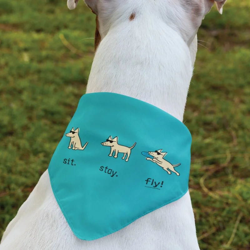 Sit Stay Fly - Doggie Bandana