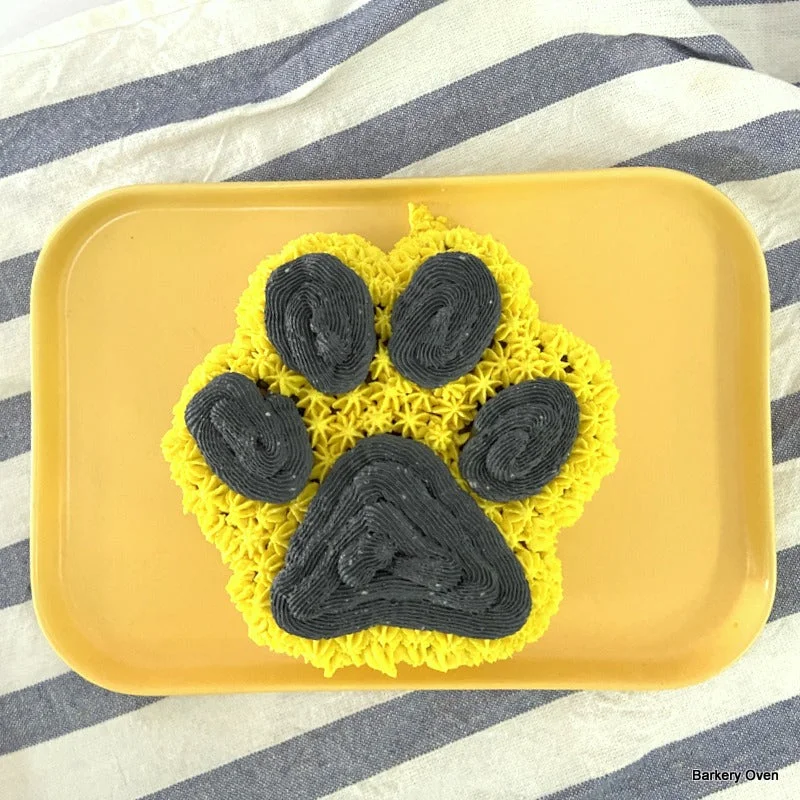 5" Paw Shape Barkday Cake