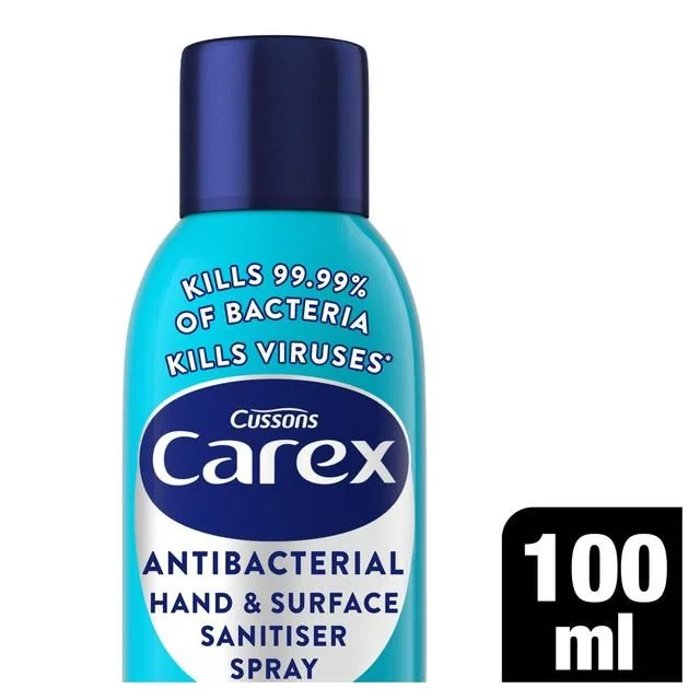 Carex Antibacterial Hand and Surface Sanitising Spray   100ml