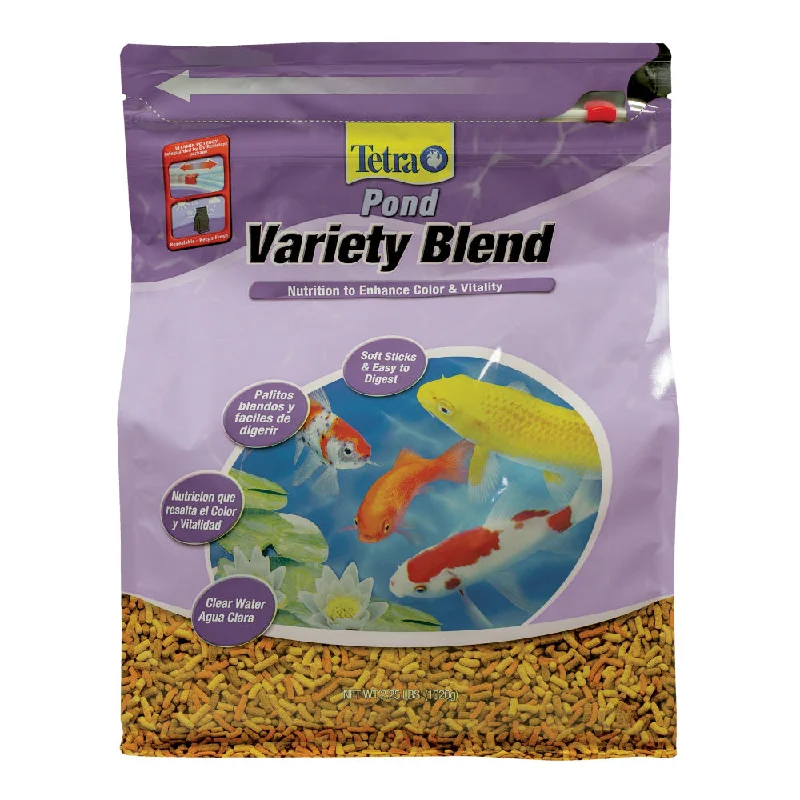 Tetra Pond Color & Vitality Enhancing Koi & Goldfish Variety Blend Fish Food