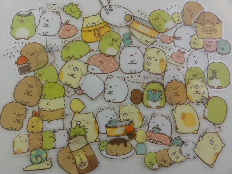 San-X Sumikko Gurashi Flake Stickers - 40 pcs