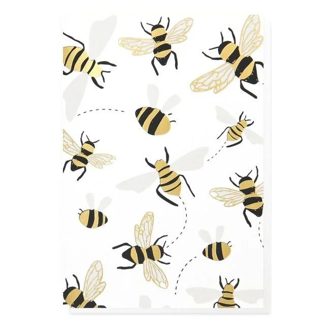 Caroline Gardner Bee Notecards   10 per pack