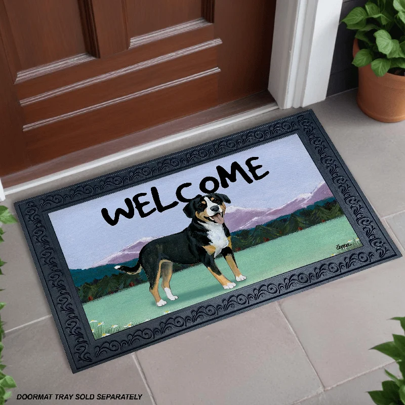 Entelbucher Mountain Dog Welcome Mat