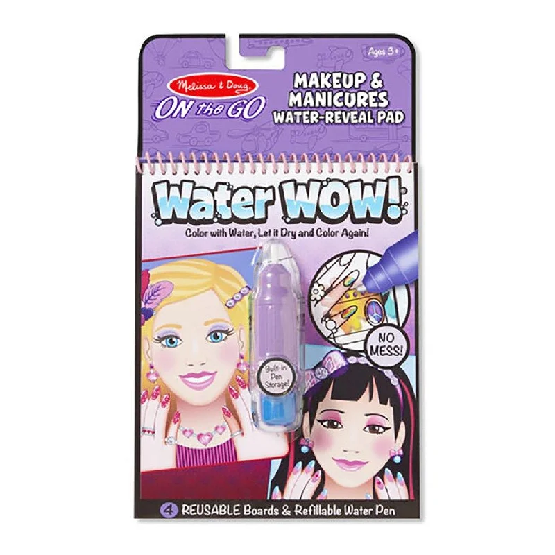 Melissa & Doug : Water Wow! Makeup & Manicures - On the Go Travel Activity