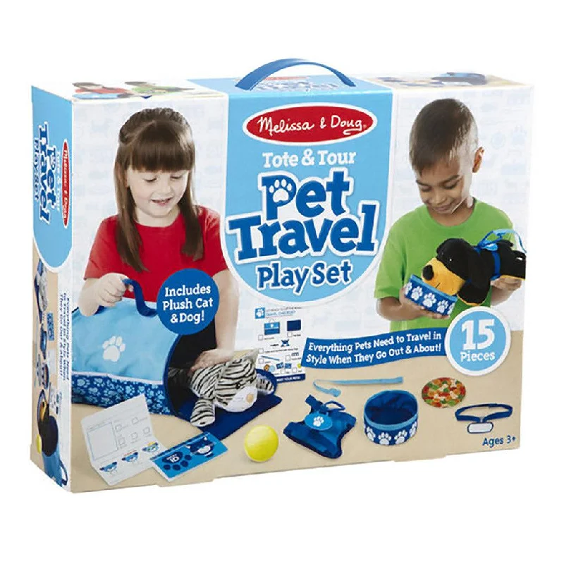 Melissa & Doug : Tote & Tour Pet Travel Play Set