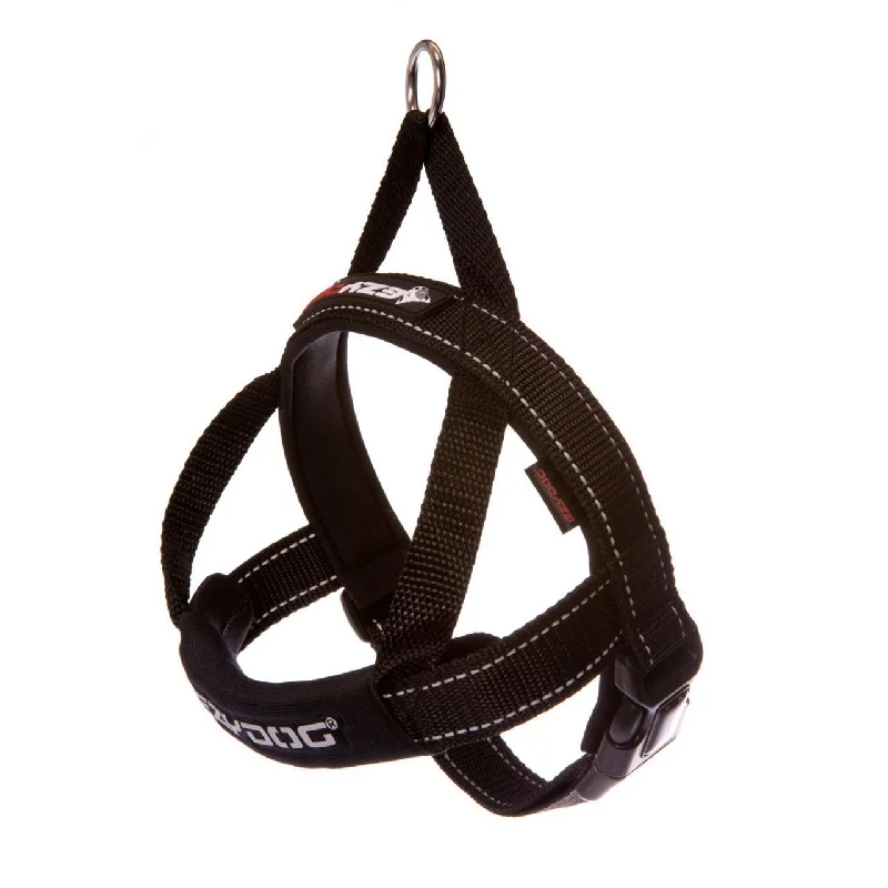 EzyDog Quick Fit Black Dog Harness Large