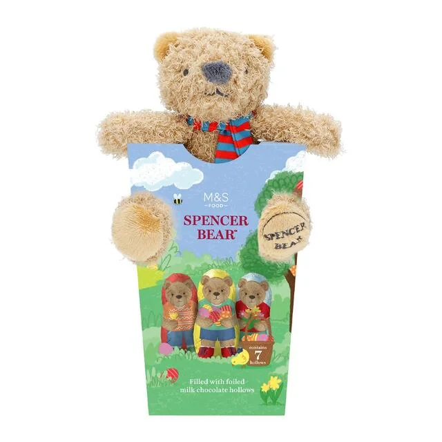 M&S Spencer Bear Plush & Chocolates   91g