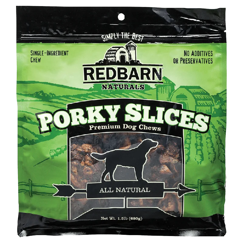 Redbarn Naturals Porky Slices Dog Chews, 1.5 lb