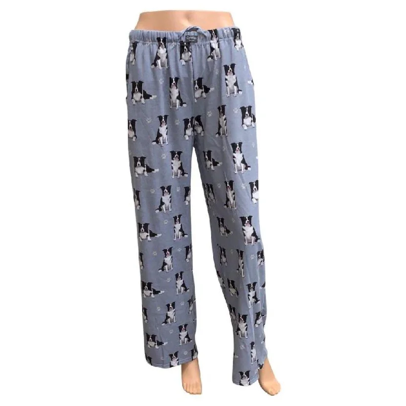 Pet Lover Unisex Pajama Bottoms - Border Collie