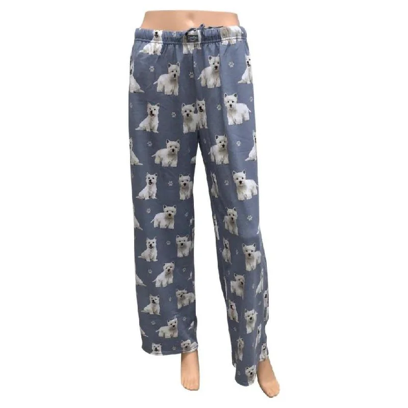 Pet Lover Unisex Pajama Bottoms - Westie