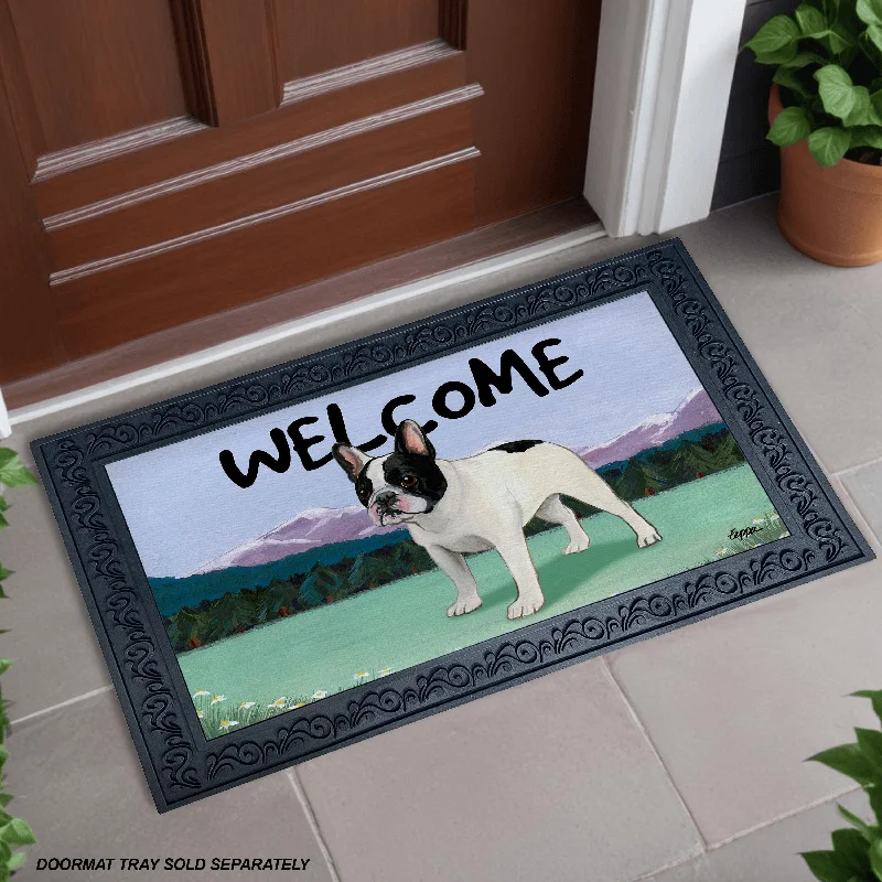 French Bulldog Welcome Mat