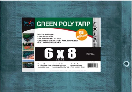 8 X 10 BRN/GRN REV ERSIBLE TARP