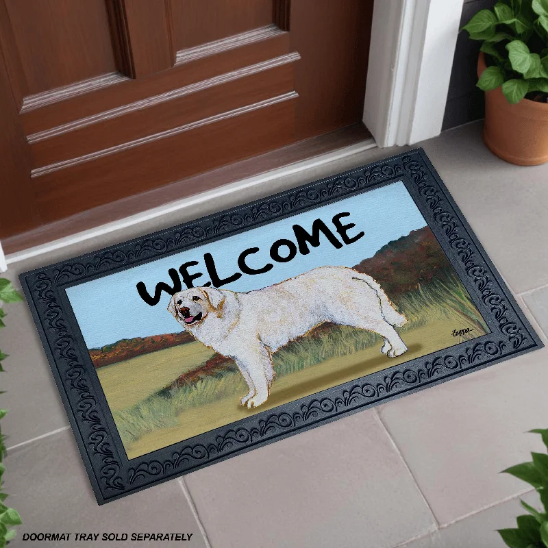 Kuvasz Welcome Mat