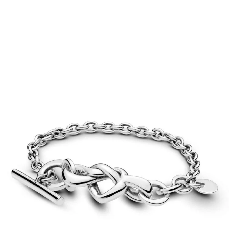 PANDORA : Knotted Heart Sliding Bracelet