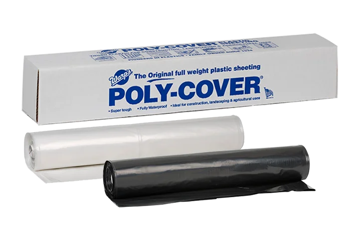 Warp Brothers Poly-Cover® Genuine Plastic Sheeting 4' x 200' x 4 Mil