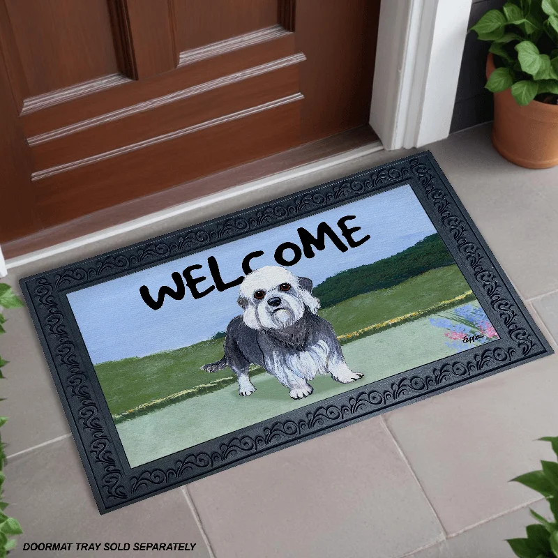 Dandi Dinmont Terrier Welcome Mat