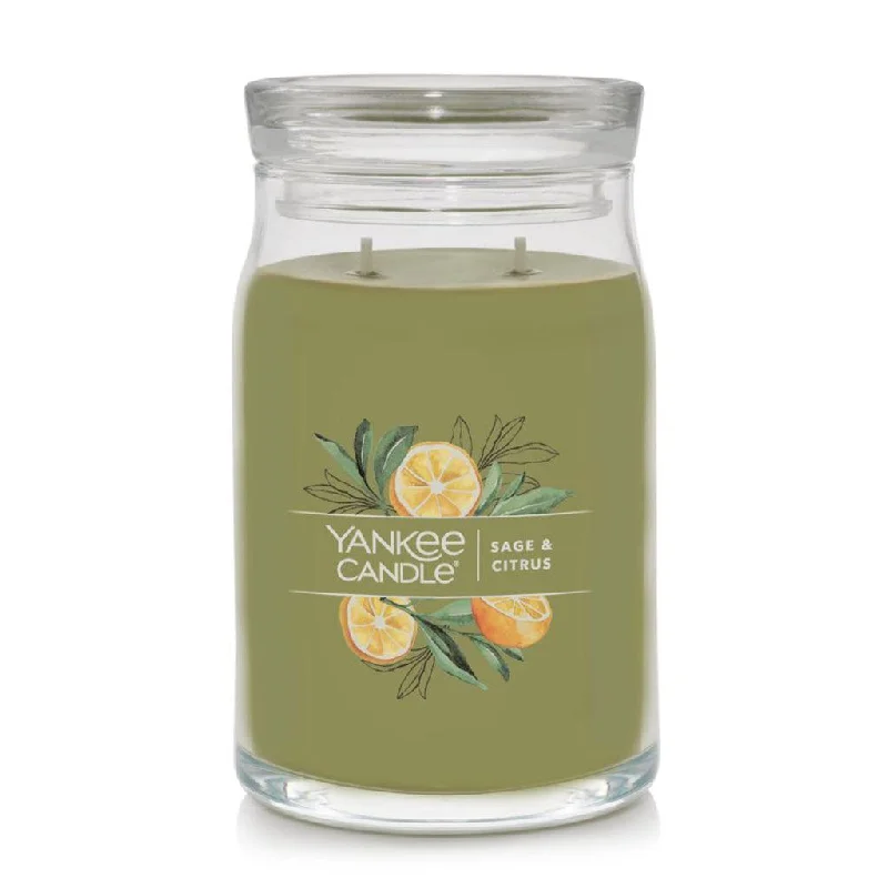 Yankee Candle : Signature Large Jar Candle in Sage & Citrus