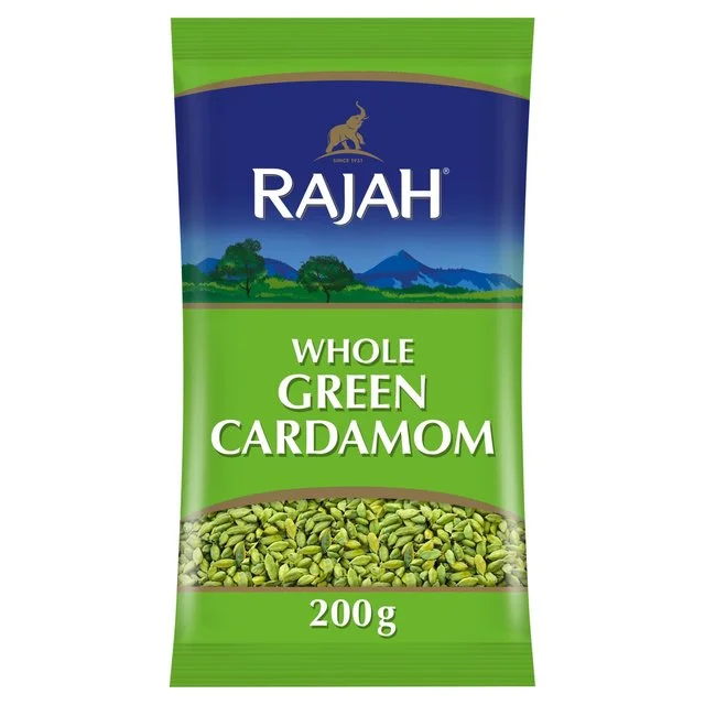 Rajah Spices Whole Green Cardamoms   200g