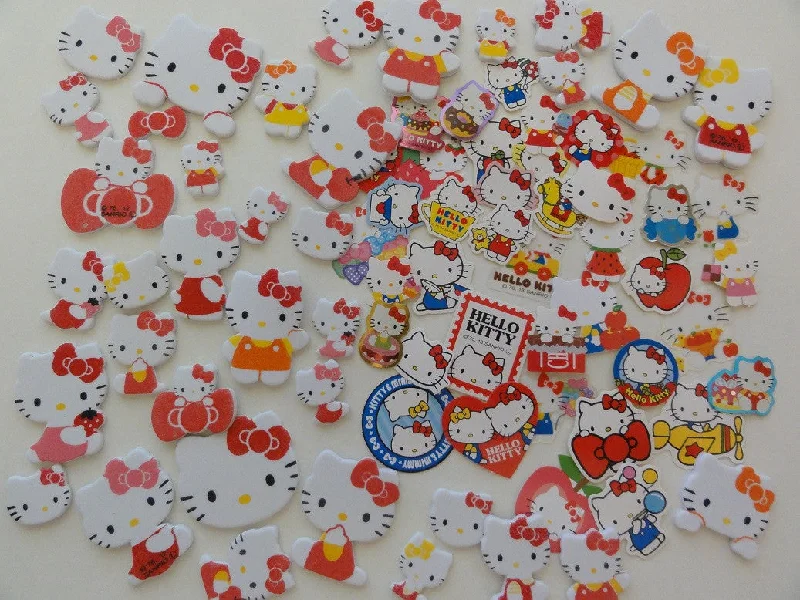 Sanrio Hello Kitty Flake Sack Stickers - 75 pcs