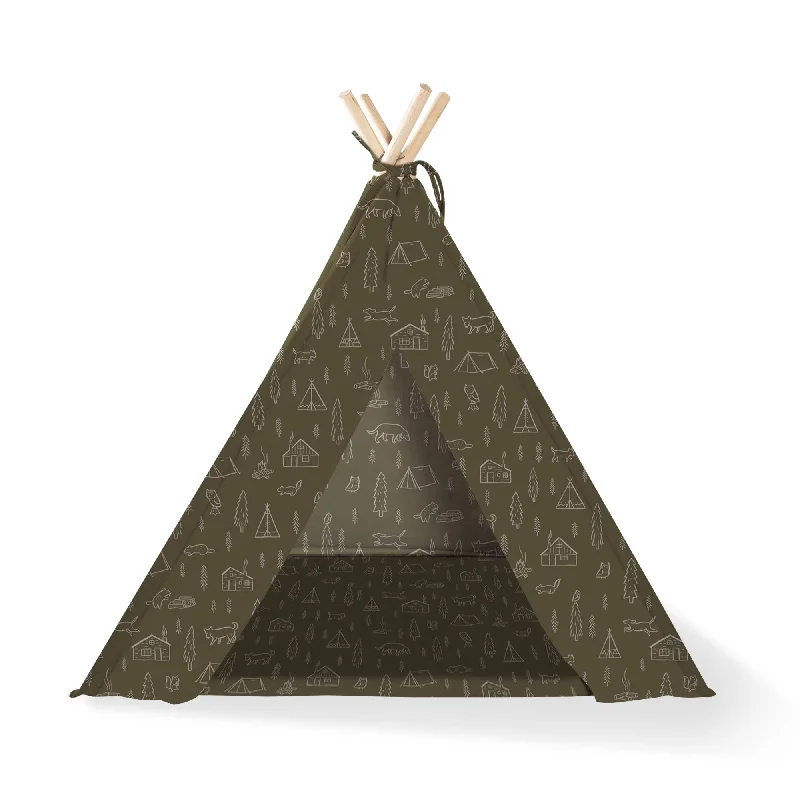 5. **Cat nail clippers safety model**Canvas Tee Pee for Dogs and Cats: Happy Camper