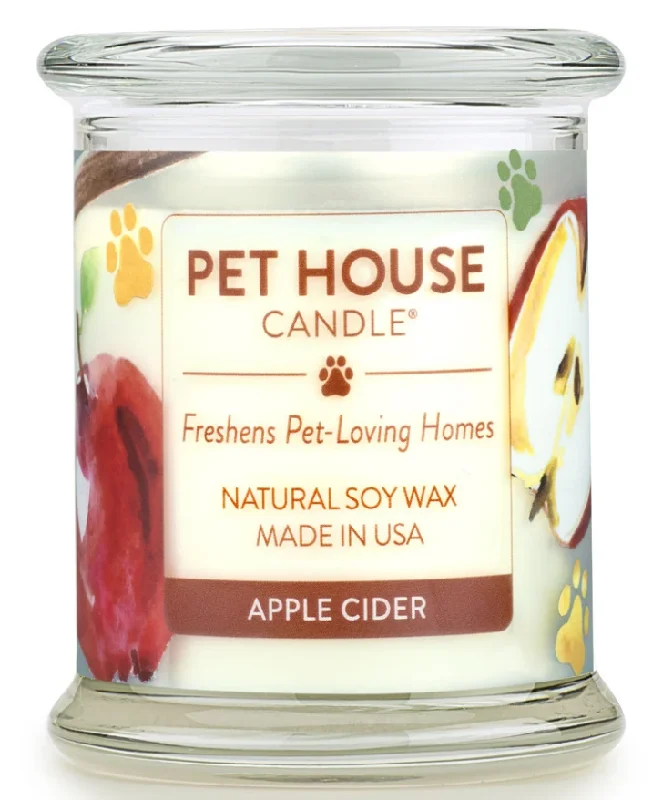 7. **Pet clothes are thickened in winter**One Fur All Pet House 9oz Candle - Apple Cider