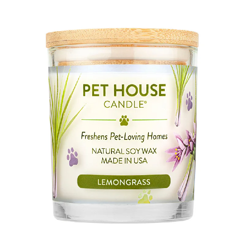 3. **Cat backpack space capsule**One Fur All Pet House 9oz Candle - Lemongrass