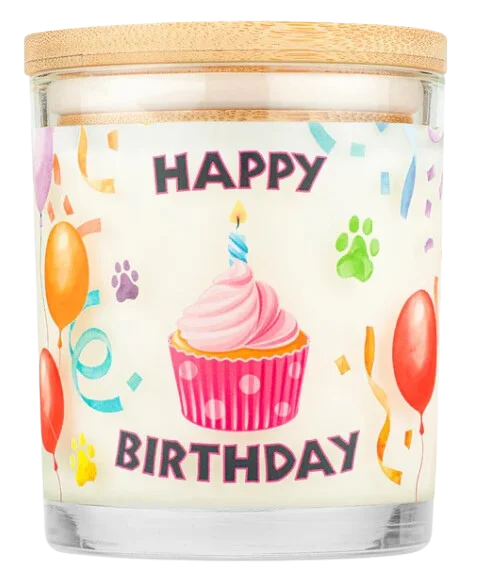 1. **Dog chest harness is anti-breakaway**One Fur All Pet House 9oz Candle - Happy Birthday