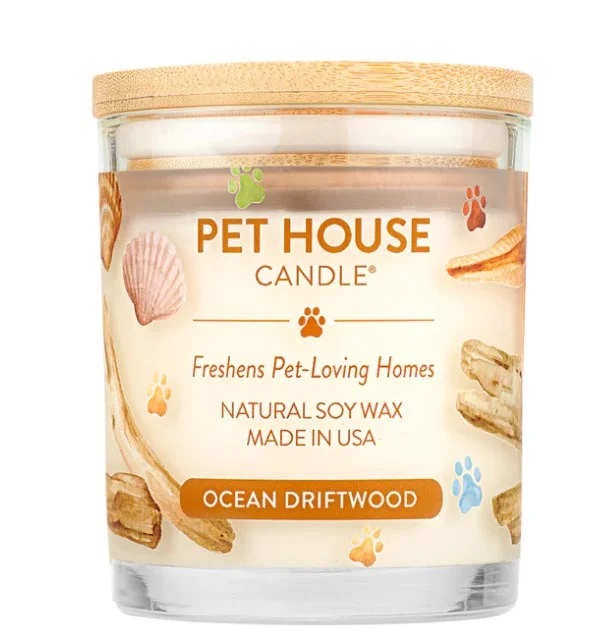 2. **Pet traction rope is anti-explosion**One Fur All Pet House 9oz Candle - Ocean Driftwood