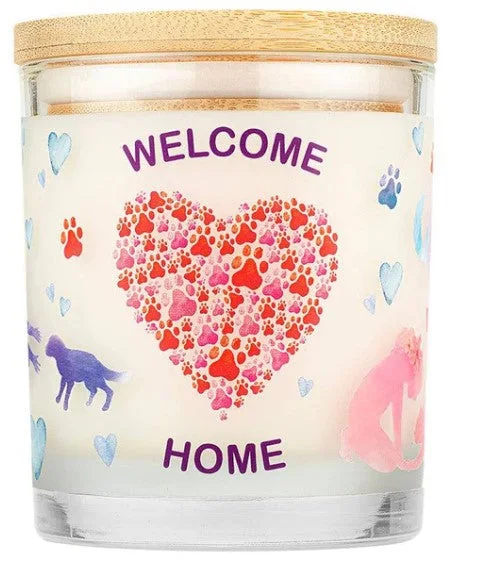 1. **Pet collar with custom engraving**One Fur All Pet House 9oz Candle - Welcome Home