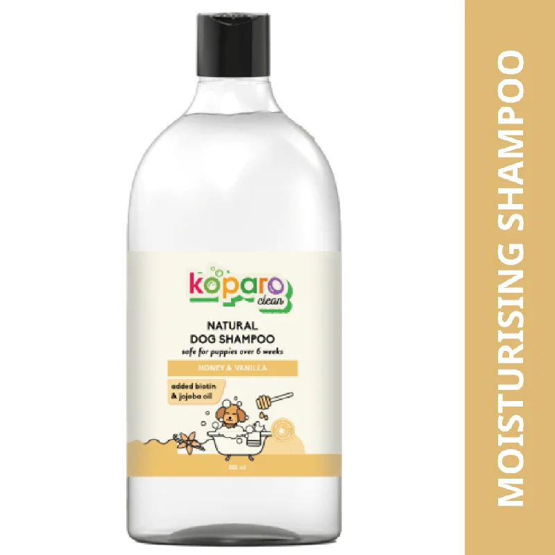 preventing the nails from growing too long and causing discomfort or damage to the pet.Koparo Honey and Vanilla Fragrance Shampoo for Dogs (Pet Safe)