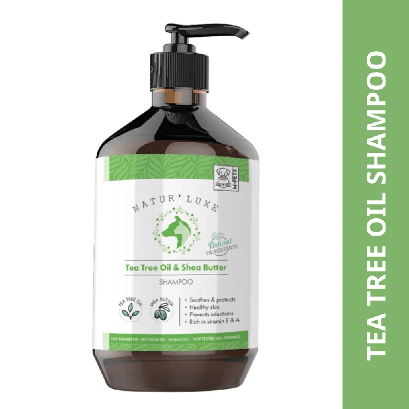 preventing the nails from growing too long and causing discomfort or damage to the pet.M Pets Natur'Luxe Tea Tree & Shea Butter Shampoo for Dogs and Cats