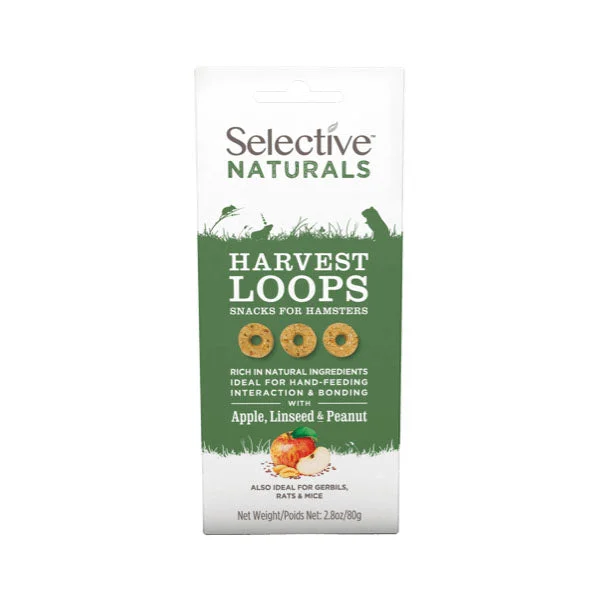 - Precautions for using pet toysSelective Naturals Harvest Loops with Apple, Linseed & Peanut