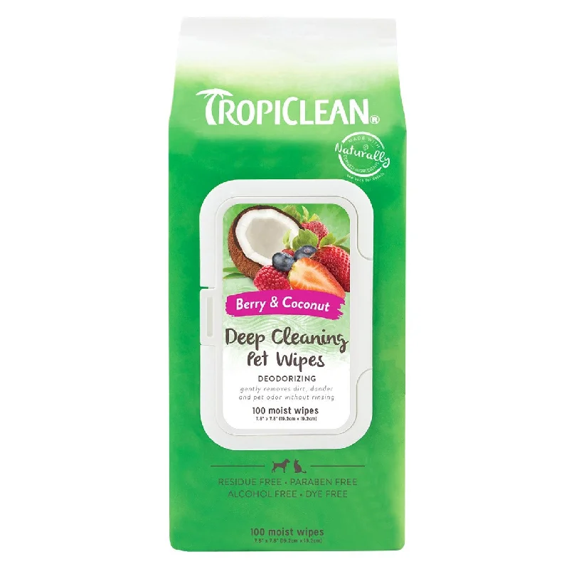 2. **Classification by function**Tropiclean - Deep Cleaning Wipes for Pets